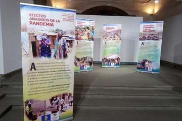 La exposición se muestra en la ermita de San Pedro Mártir/TA.